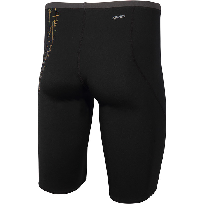 2024 Zone3 Mens Iconic Jammers SW20MIJA - Black / Grey / Gold